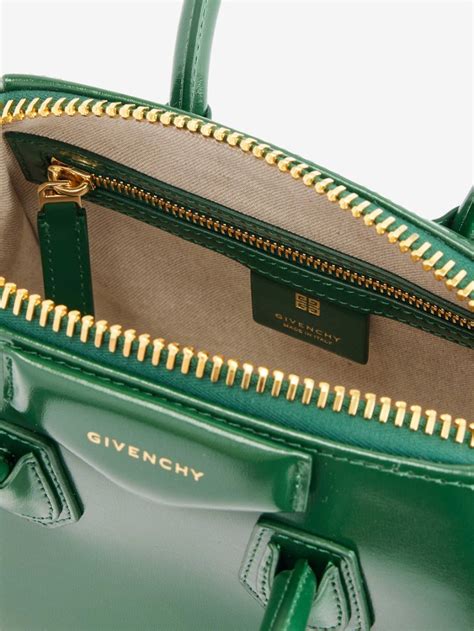 givenchy antigona emerald green|Givenchy mini antigona.